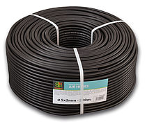 Шланг технічний AIR HOSES 5*2мм, 20 BAR, 12 м - чорний, 
AH05*2BK12