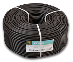 Шланг технічний AIR HOSES 5*2мм, 20 BAR, 18 м - чорний, 
AH05*2BK18