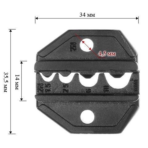 Матрица CP-236DN для обжима неизолированных клемм 1,5-10,0 мм кв. Pro'sKit - фото 2 - id-p13123591