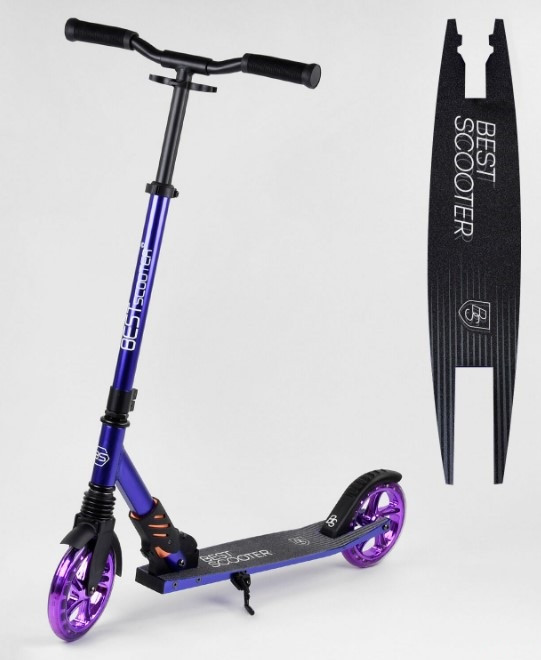 Самокат дитячий двоколісний для дівчинки 7 8 9 років Best Scooter S-20415