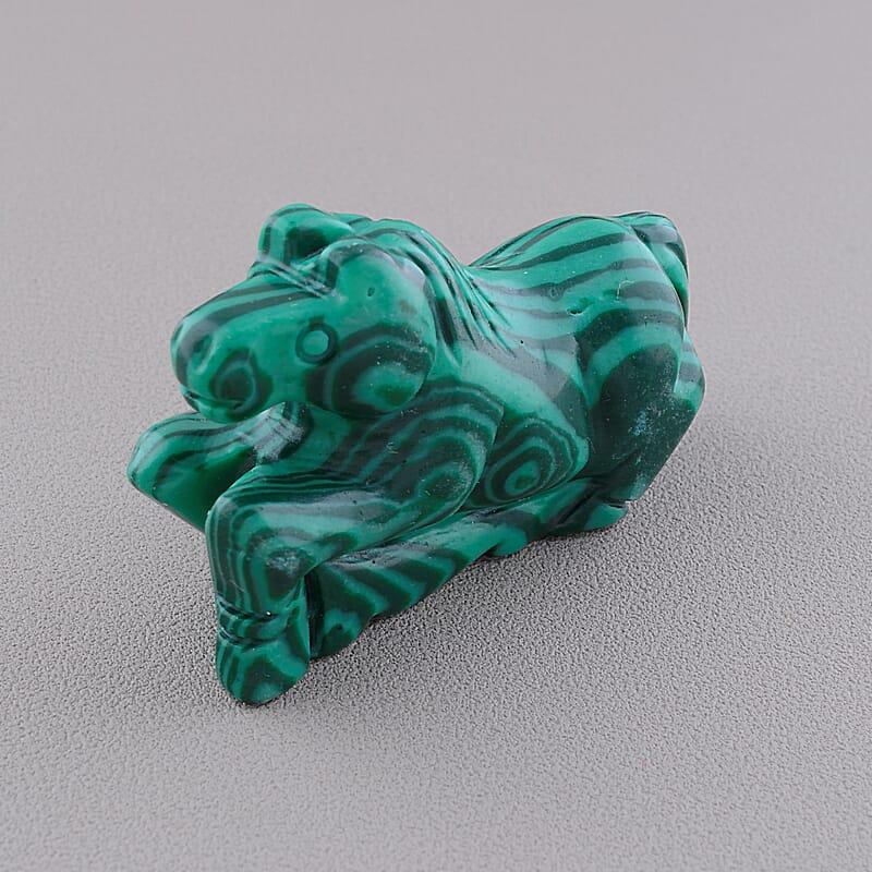 Кінь Малахіт 50х20х35мм, фото 1