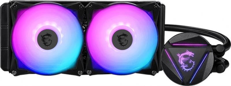 Система водяного охолодження MSI MAG CoreLiquid 240R; Intel: LGA2066//2011/1151/1150/1155/1156/LGA1366, AMD: