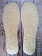 Устілки для взуття баранець хутро+фольга 36-46рр, фото 7