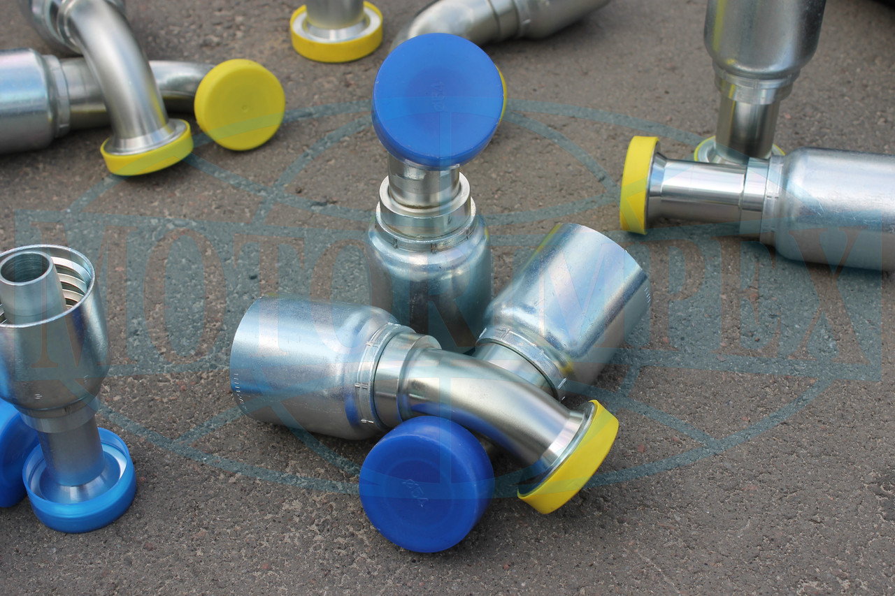 1XF78-24-24-1P фітінг для гідравлічних рукавів стандарту SAE 100R13 Flange45, 1 1/2