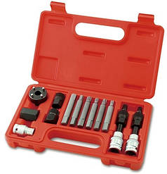 Набір інструментів для зняття шківів генератора 13 елементів в кейсі