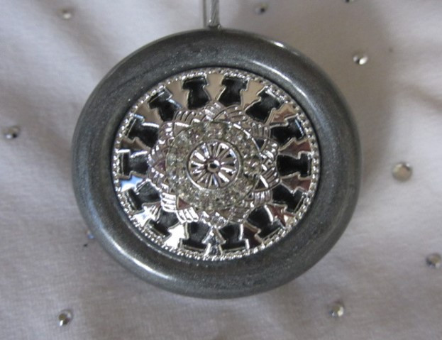 Магніт-підхоплювач для штор ручної роботи Б1 круг, фото 1