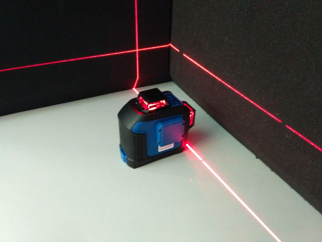 Лазерний рівень нівелір 360 градусів + вертикальна лінія, червоний промінь ORIENT 1V360H-R, фото 1