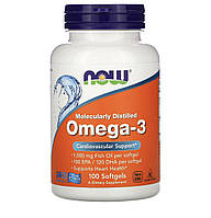 Now Foods Omega-3, 100 капсул
