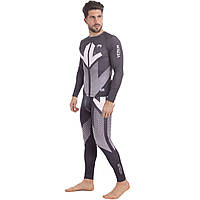 Комплект компресійний чоловічий (Longslive і штани) VNM 9512-9612 розмір M-2XL (поліестер, еластан,