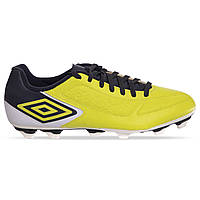 Бутсы футбольная обувь UMBRO GEOMETRA 80695UCTJ размер 43,5-44,5 салатовый-черный