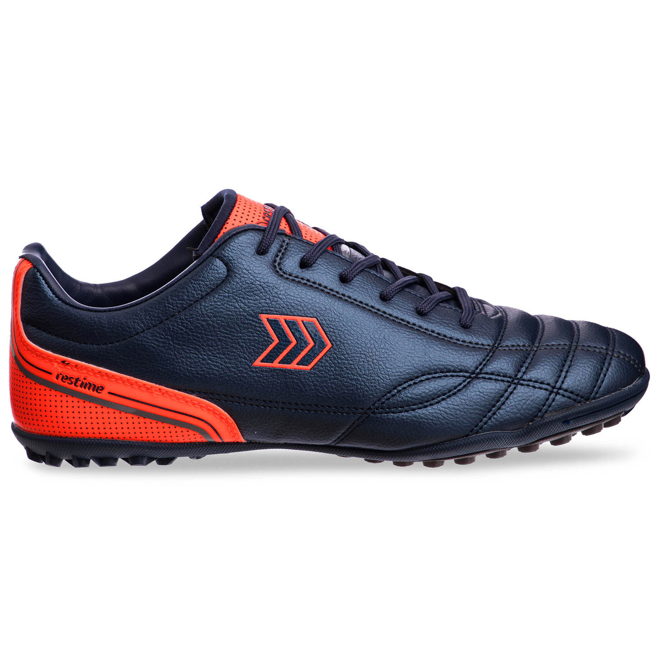 Сороконіжки взуття футбольне DMO20313-2 NAVY_R.ORANGE_GREY розмір 41-45 (верх-PU, підошва-RB,