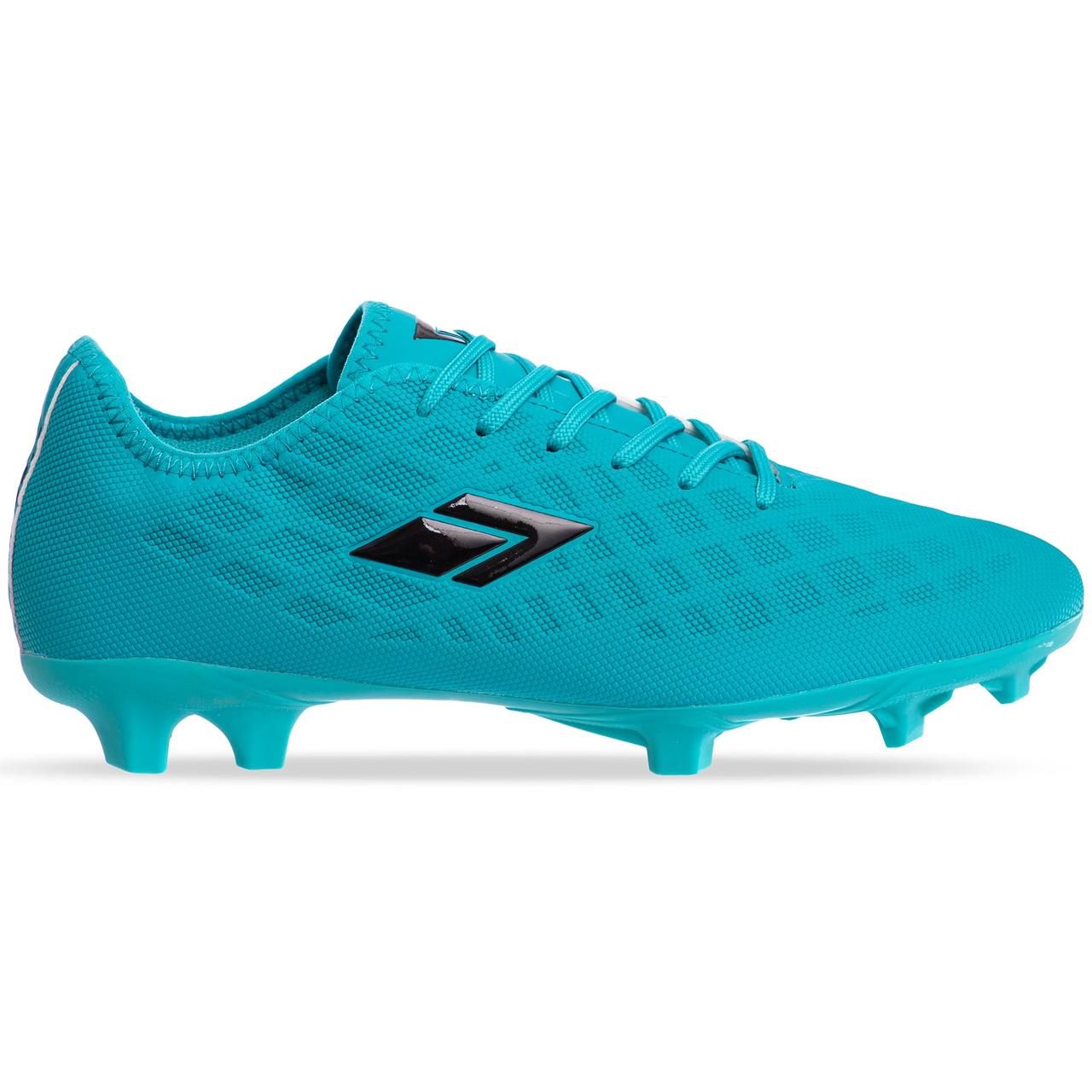 Бутси футбольне взуття 180306-1 CYAN/BLACK розмір 40-45 (TPU, блакитний)