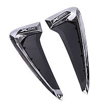 Накладки на крила BMW F15 F85 хром Xdrive жабра