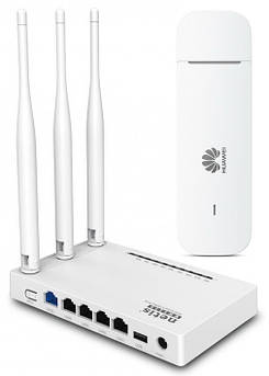 4G комплект Huawei E3372h320 + Wi-Fi роутер Netis MW5230 USB