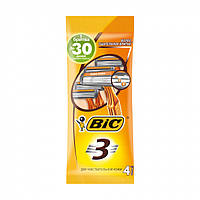 Одноразовые станки для бритья BIC SENSETIV мужские, для чувствительной кожи, 4 шт