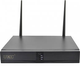 Комплект відеоспостереження бездротовий DVR KIT CAD Full HD UKC 8004/6673 Wi-Fi 4ch набір на 4 камери, фото 3