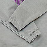 Дитяча кофта реглан для дівчинки SmileTime I love you, сірий, фото 4