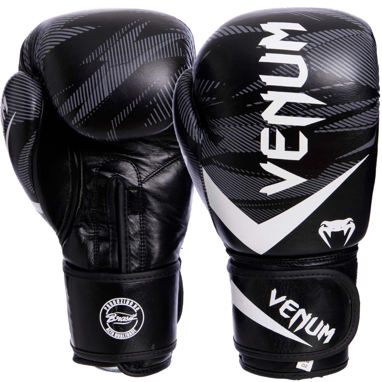 Рукавички боксерські шкіряні на липучці VNM IMPACT VL-2038 (р-р 10-14oz, кольору в асортименті)
