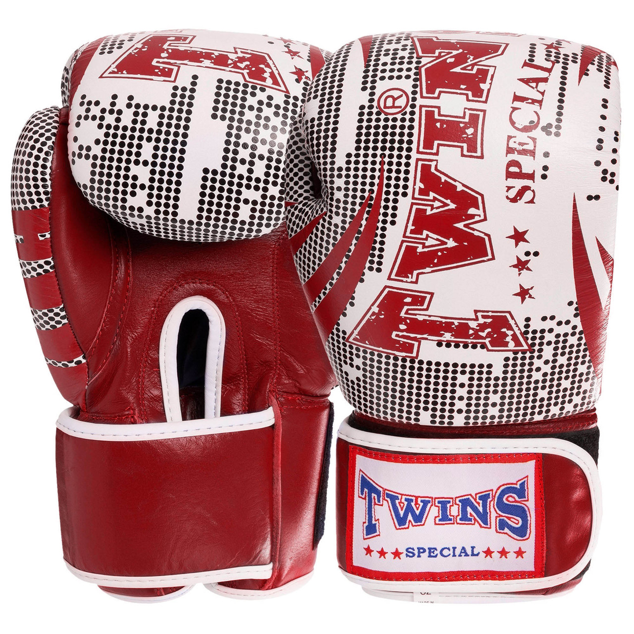 Рукавички боксерські шкіряні на липучці TWN VL-2066 (р-р 10-12oz, кольору в асортименті)