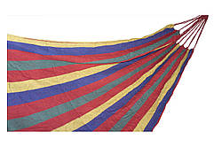 Гамак садовий підвісний для дому та дачі тканинний до 150 кг DT — 2 x 1,5 м