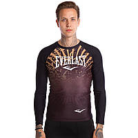 Рашгард з довгим рукавом ELS CO-3760 (PL, еластан, р-р M-XL, чорний-золотий)