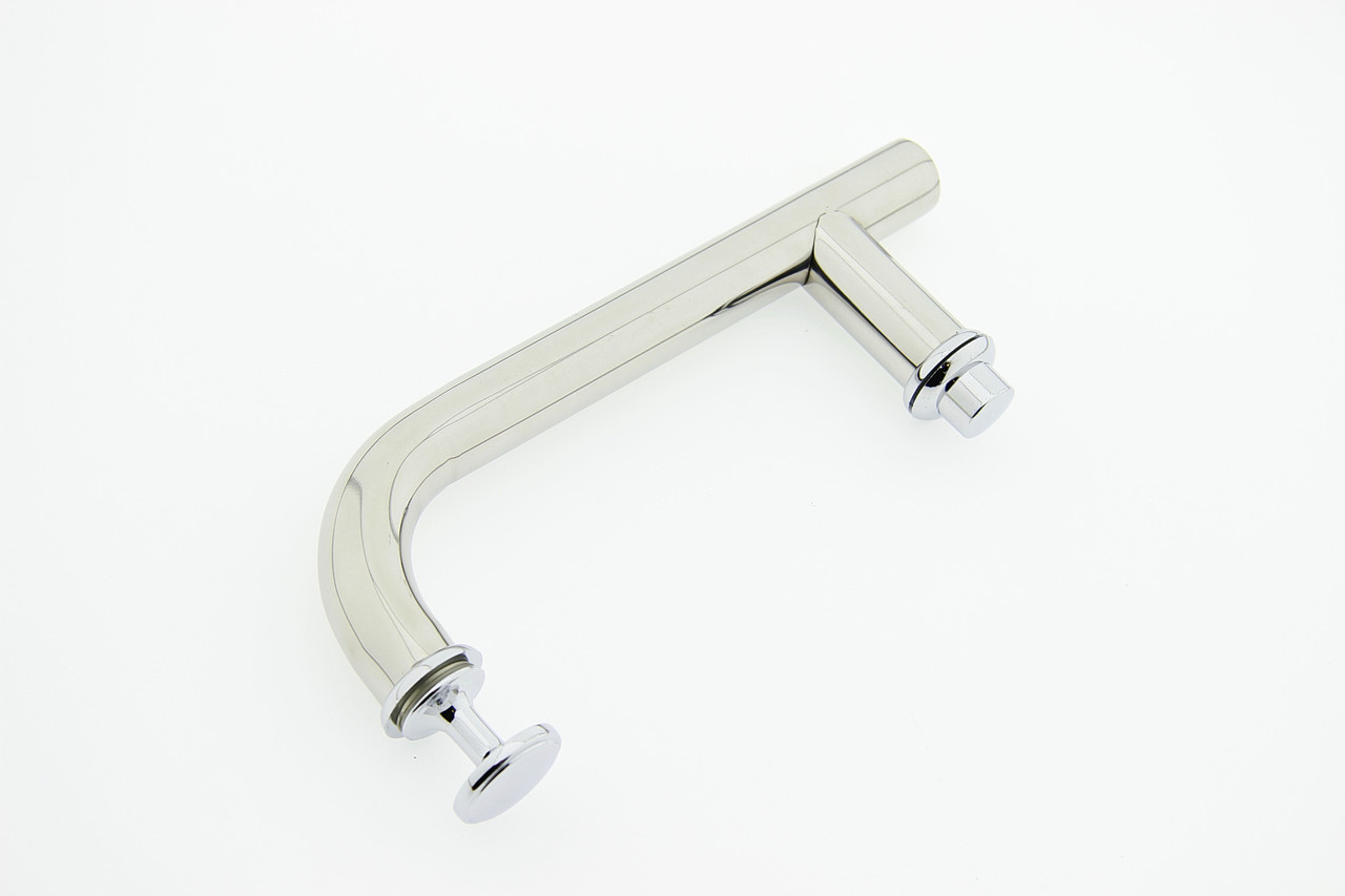 Ручка для скляних дверей (Н 619) Метал., фото 1