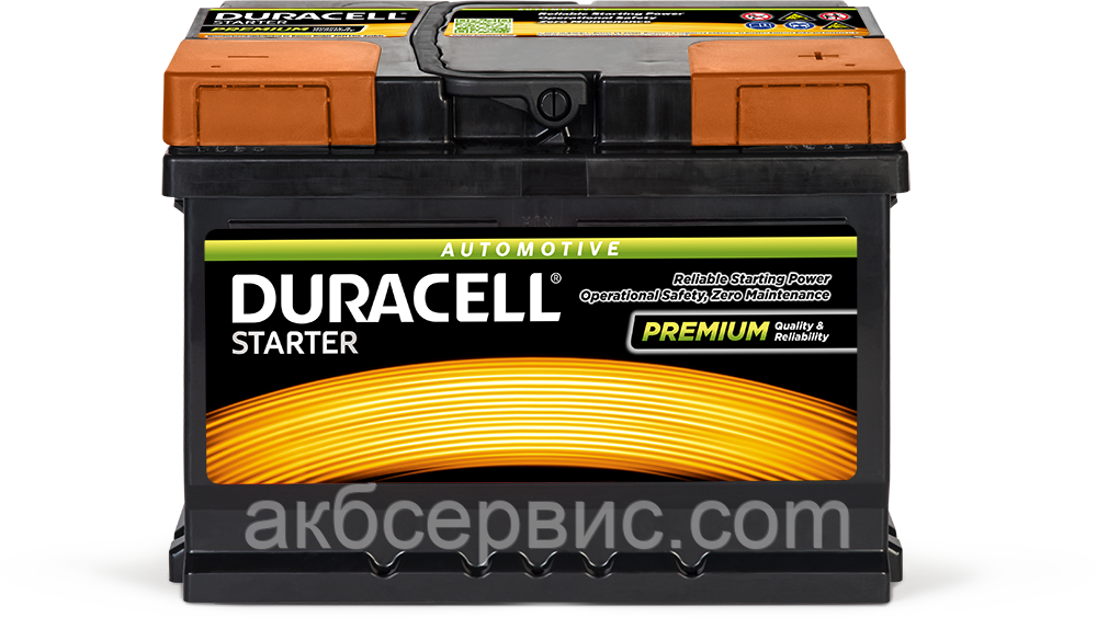 Акумулятор автомобільний Duracell UK065 Starter (DS55)