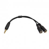 Перехідник Alitek для підключення мікрофона з 3pin 3,5 мм джек до смартфону, планшету -Refurbished, фото 6