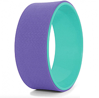 Колесо-кольцо для йоги 32*13 смFit Wheel Yoga (TPE, PVC) фиолетово-бирюзовый
