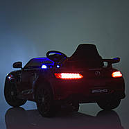 Дитячий електромобіль Mercedes (2 мототра 45W, муз, світло, MP3, TF, USB) Bambi M 4182EBLR-5 Зелений, фото 3