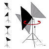 Софтбокс для фотознімання зі штативом 2 м, цоколь на 4 лампи (50x70 см), фото 8