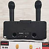 Портативна система Караоке з двома мікрофонами SDRD SD-309 Чорна, фото 10