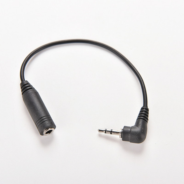 Кабель перехідник Alitek Stereo 2.5 мм jack M 3 pin на 3.5 мм jack F 3 pin