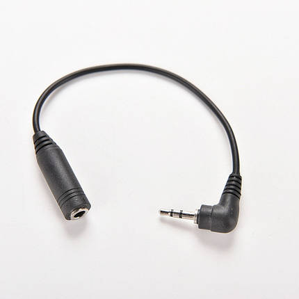 Кабель перехідник Alitek Stereo 2.5 мм jack M 3 pin на 3.5 мм jack F 3 pin, фото 1