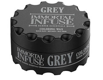 Сірий кольоровий віск для волосся Immortal Grey Coloring Wax 100мл (152-070)