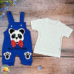 Комбінезон і футболка для малюка Розміри: 56,62,68,74 см (01517-1)