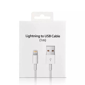 Lightning to USB Cable (1m) Кабель для айфона Оригінальний 1m для Apple Iphone MD818ZM/A