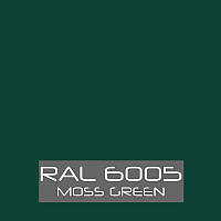 Полиэфирная порошковая краска Etika RAL 6005 хаки зеленый глянец
