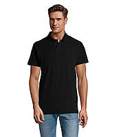 Рубашка поло SOL S SPRING II, Black_312, размеры от S до XXL