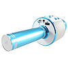 Бездротової Bluetooth караоке мікрофон Wster WS 858 Blue синій, фото 3