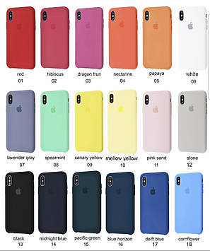 Чохол накладка Silicone Case iPhone X/Xs