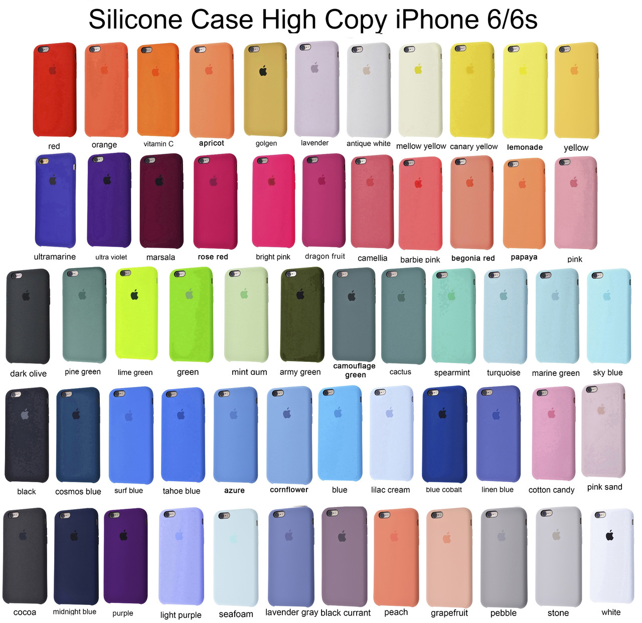 Чохол накладка Silicone Case iPhone 6/6s