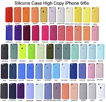 Чохол накладка Silicone Case iPhone 6/6s