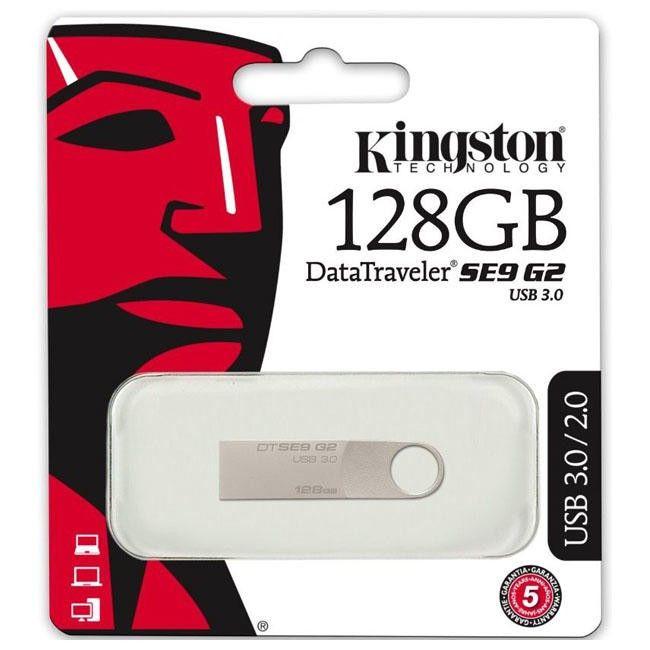 USB 3.0 Флешка на 128 ГБ Kingston SE9 G2 найдешевша металева
