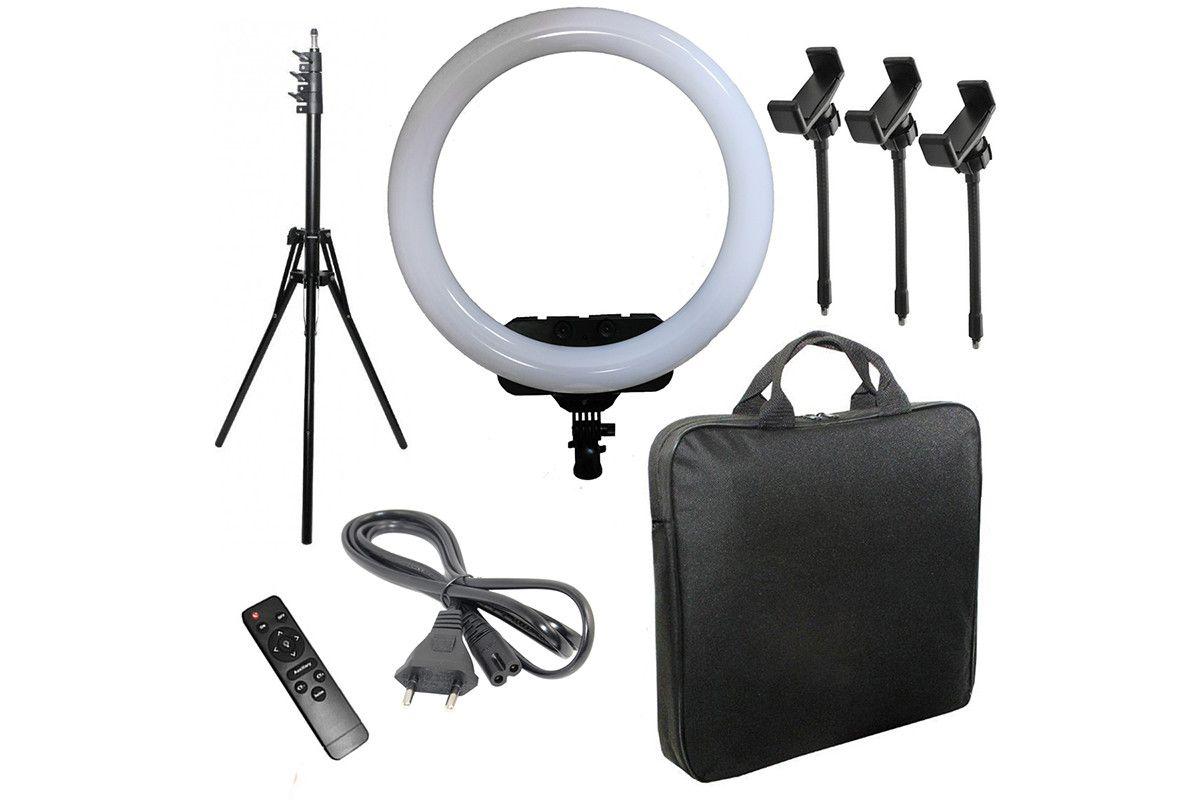 Кільцева LED лампа з штативом, фото 1