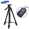 Телескопічний Штатив для камери і телефону трипод Yunteng VCT-5208, фото 5