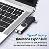 Адаптер 2in1 Type-C Lighting на USB, фото 5