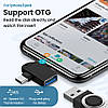 Адаптер 2in1 Type-C Lighting на USB, фото 6