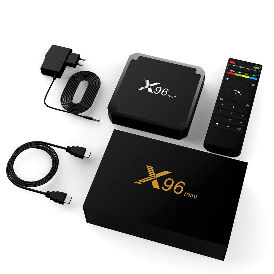 ТВ-приставка SmartQ TV BOX X96 mini. (2/16 Gb) 4-ядерна на Android 7.1, чорний, фото 1