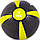 М'яч медичний медбол 1 кг LEXFIT жовтий з чорним, фото 4
